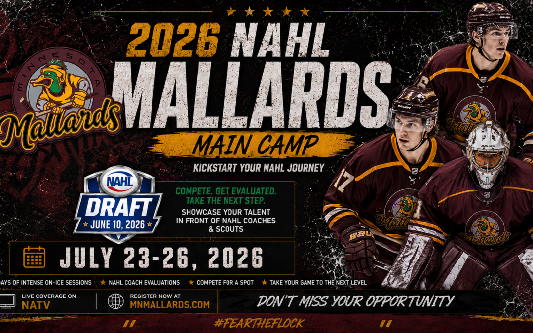 The Future Takes the Ice: Minnesota Mallards Main Camp Returns July 23–26