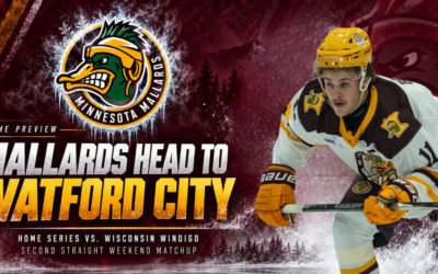 Mallards Head to Watford City for Home Series Against Wisconsin Windigo